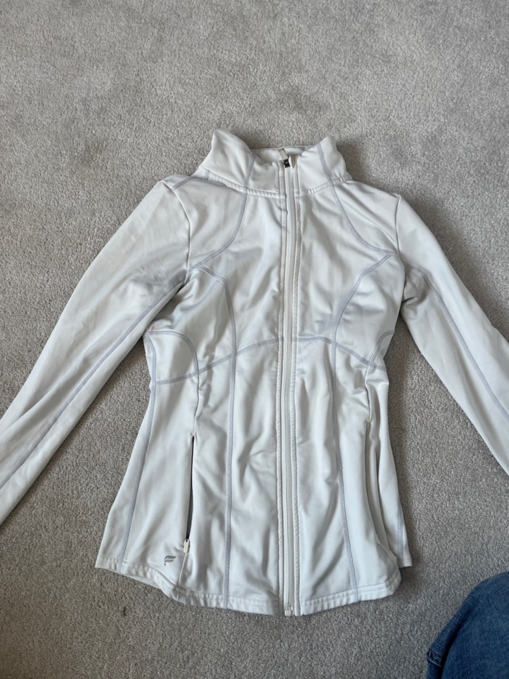 Fabletics White Women's Full-Zip Utility Jacket